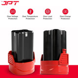 Buy the JPT 18V Lithium-ion battery for a continuous work experience, all at the best price. This battery is only compatible with the JPT 18V drill machine.