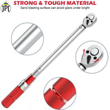 JPT 1/2 Inch Square Drive Torque Wrench, 5-110N.m, Bi-Directional Ratchet for Car Repair, Adjustable Precision Tool for Automotive, Motorcycle, and Bicycle Maintenance