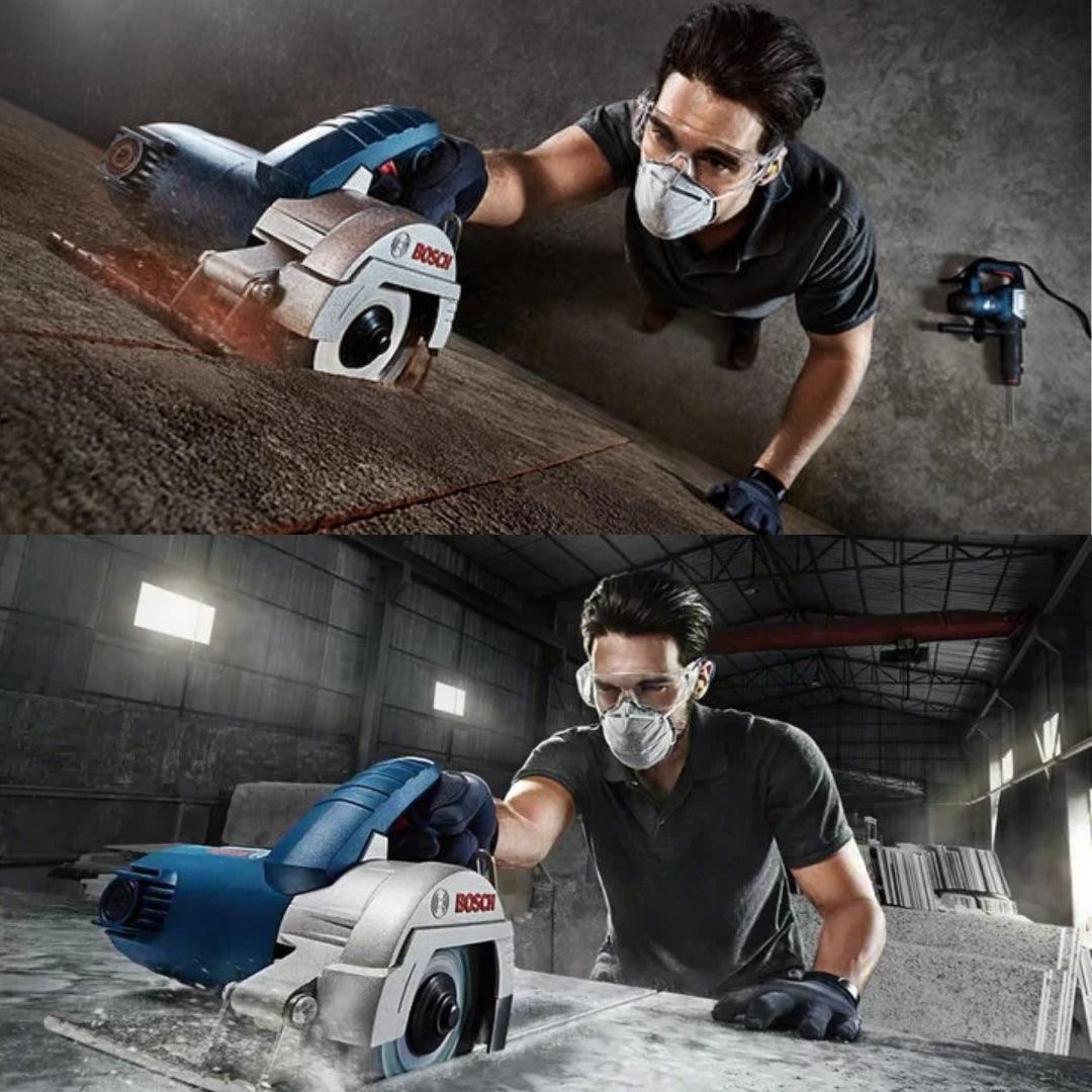 Bosch GDC 120 Diamond / Marble Cutter Machine | 1200-watt Power | 12,000 RPM Speed | 110MM Saw Blade