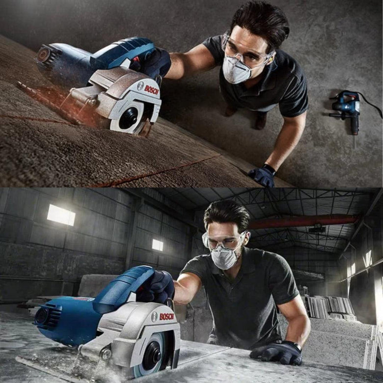 Bosch GDC 120 Diamond / Marble Cutter Machine | 1200-watt Power | 12,000 RPM Speed | 110MM Saw Blade
