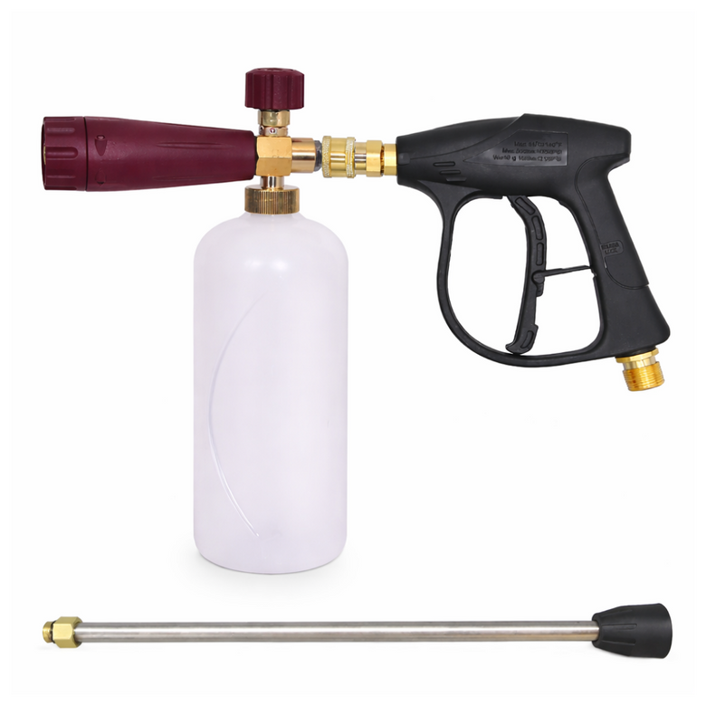 JPT Combo Lite Foam Cannon with Universal High Pressure Washer Gun and 10