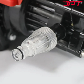Buy now the JPT high pressure washer transparent inlet water filter compatible with StarQ, Vantro, Aimex, Shakti, ResQTech, Bosch online. Buy Now