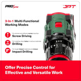 Buy now the JPT Pro Series 21v cordless impact drill machine at the most discounted price online in India. Shop best collection of drill machine for home at JPT