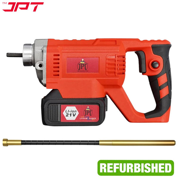 Buy JPT refurbished heavy-duty 650W cordless concrete vibrator with 1-metre concrete vibrator needle at the lowest price online. Buy Now