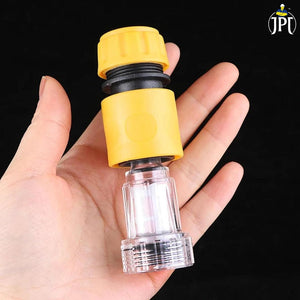JPT Heavy Duty Universal Inlet Quick Connector & Transparent Inlet Filter Accessory | Compatible with All Pressure Washer Brands | Ideal for High Pressure Washers & Gardening