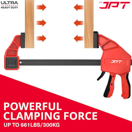 Buy now the JPT Pro Series ultra heavy duty 57" clamp. This product offer you 2-in-1 functionality, high pressure clamping, quick release trigger, and much more
