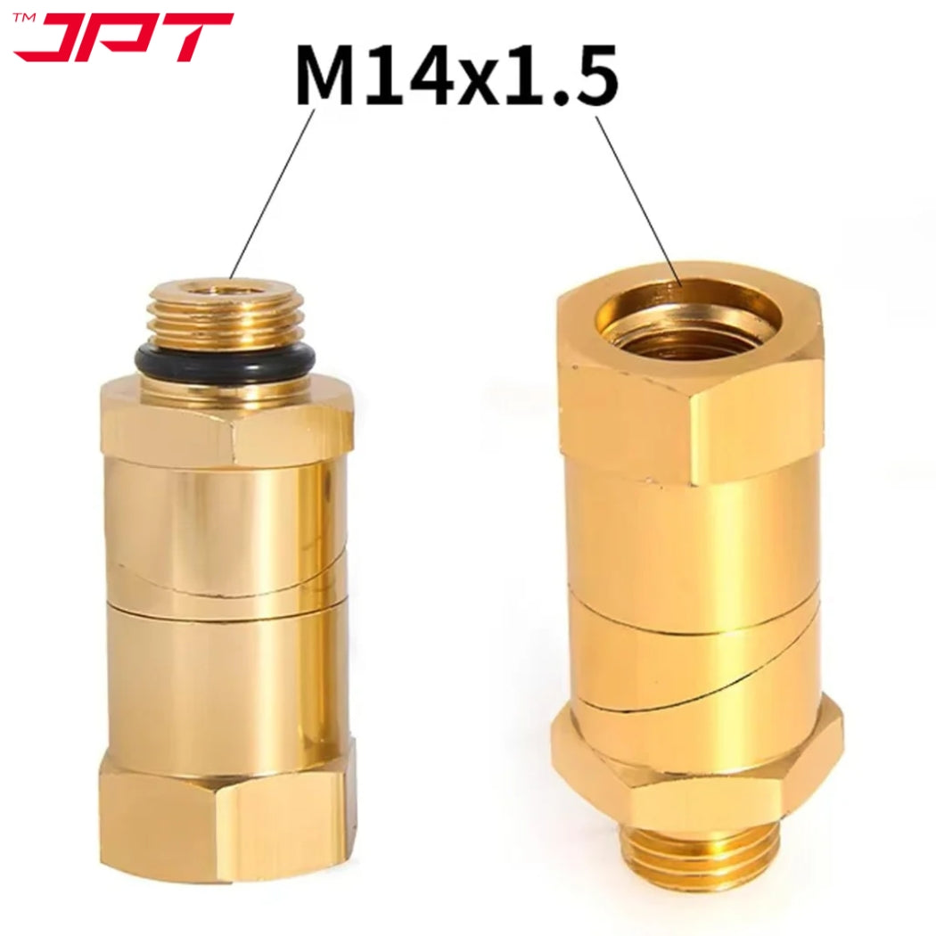 JPT 45° Adjustable Pivot Coupler with 360° Rotating Nozzle Head | High-Pressure Washer Adapter with M14 Thread | Compatible with Up to 4500 PSI Pressure