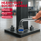 Buy the JPT 9+1 Piece Socket Set with L-Spanner, available in 8mm, 10mm, 12mm, 13mm, 14mm, 17mm, 19mm, 22mm, and 24mm sizes, all at the best price.