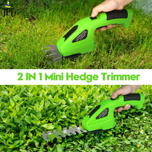 Buy JPT 2-in-1 cordless handheld hedge trimmer, featuring lightweight and durable design, 7.2v 2000mah rechargable battery, and much more. Buy Now