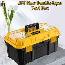 JPT Industrial-Grade Portable Toolbox Thickened, Multi-Functional Storage for Household, Car, and Electrical Maintenance (17INCH TOOL BOX)