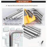 Buy now the multitasking JPT premium quality 9 pcs long arm 7-inch ball end hex allen key set at the unbeatable price online in India. Buy Now 