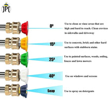 JPT सुपर कॉम्बो 2400W 220 बार F10 हाई प्रेशर कार वॉशर भारी फोम लांस के साथ, 5PCS नोजल टिप्स, नली और बंदूक के लिए QC सेट