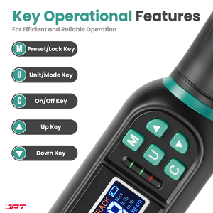 JPT Digital Torque Wrench 1/4