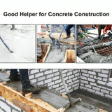 JPT Heavy Duty 3-Metre Flexible Concrete Vibrator Needle | 35 Mm Manganese Steel Tape | Double Steel Wire Braided | Powerful Vibration For Professional & DIY Concrete Contraction | Clearance Sale 2024