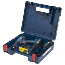 Buy Bosch GSB 180-LI professional cordless impact drill machine, featuring changeable carbon brushes, battery cell protection, 2-speed gearbox, and more.
