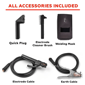 JPT 200Amp MMA / Arc Welding Machine | IGBT with Digital Display | 200A with Hot Start and Anti-Stick | Welding Accessories & Mask