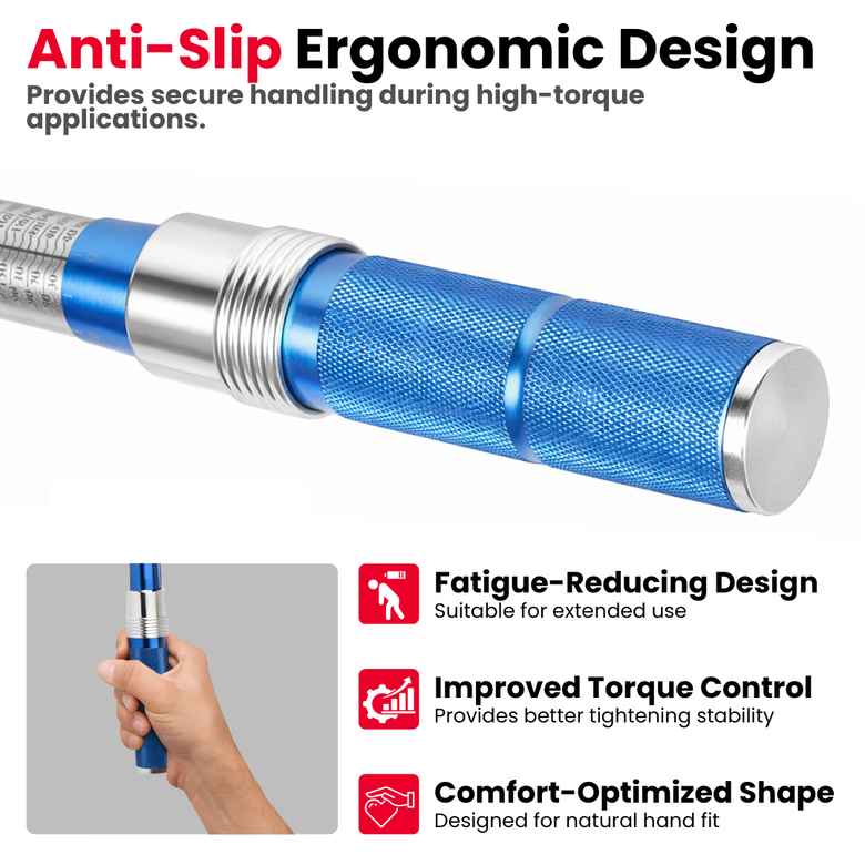 JPT 1/2 Inch Heavy Duty Drive Torque Wrench 50–350 Nm Adjustable with Reinforced Gear, Forward/Reverse Ratchet & Ball Lock Design – Automotive Torque Wrench for Car Wheels, Bike & Workshop Use