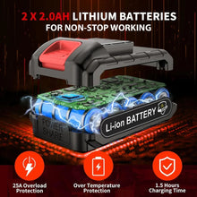 JPT Combo 21v Impact Cordless Drill Machine With Nylon Wet And Dry Four Scrubber Drill Brush