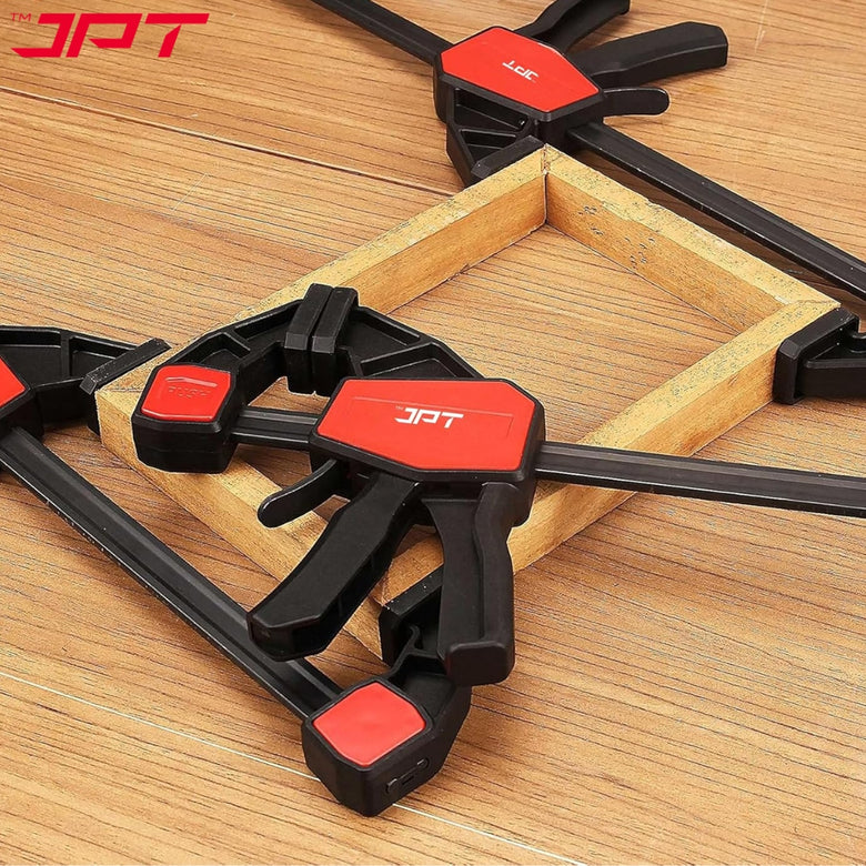 JPT Pro Series 30-Inch Quick Grip Bar Clamp for Woodworking, One-Handed Wood Clamp with Quick-Release Trigger, Heavy-Duty Spreader Clamps Set, 70KG (155 lbs) Holding Capacity