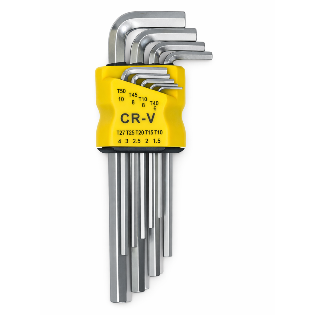 TEKTON Ball End Hex T-Handle Key Set With Stand, 11-Piece  5 64 3 8 In Ktx92101