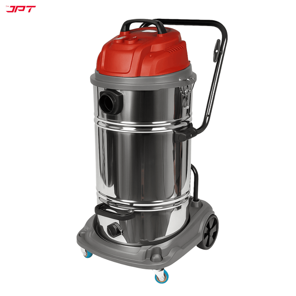 JPT Heavy Duty Commercial Vacuum Cleaner | 3000W Double Motor | 28 KPA Suction Power | 70L Stainless Steel Container | 99.6% HEPA Filtration | Clean Wet & Dry Messes Of Home & Industrial