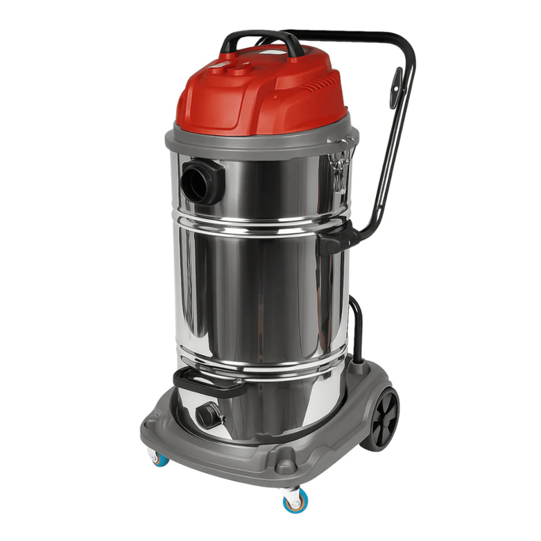 JPT Heavy Duty Commercial Vacuum Cleaner | 3000W Double Motor | 28 KPA Suction Power | 70L Stainless Steel Container | 99.6% HEPA Filtration | Clean Wet & Dry Messes Of Home & Industrial