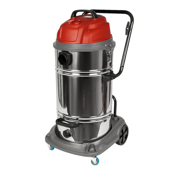 Get outstanding cleaning with the JPT double motor commercial vacuum cleaner featuring 3000w motor, 70L container, 28kPa suction, HEPA filteration, and more.
