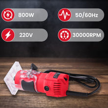 Check out the one and only JPT wood router machine offering 700W power, 30,000rpm speed, 60hz frequency, 6.35mm milling cutter, premium accessories and more.