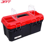 Buy JPT Pro Series 22" heavy-duty tool box, featuring two transparent lid, one removable tray compartment, dustproof & waterproof seal design, and more. Buy Now