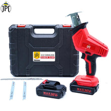 Buy now the JPT cordless reciprocating saw renewed, a versatile and efficient cutting tool for wood, metal, PVC, and more.  Buy now at the best price now.