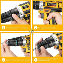 Buy now for the compact and powerful JPT 21-volt portable cordless drill machine, featuring 25Nm torque, 3500rpm, 3 mode setting, 1500mAh battery, and fast charge.