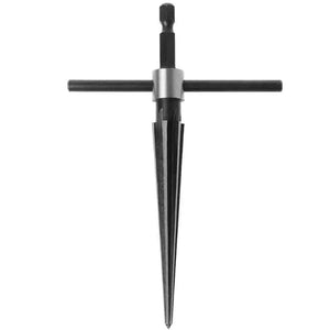 JPT T Handle Reamer, Tapered Straight Flute Handle Hole Pipe Reaming Tool