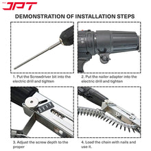 Buy now the JPT heavy-duty automatic chain nail gun adapter at the lowest price online in India. Buy all power tools accessoies at one-stop shop JPT Tools.