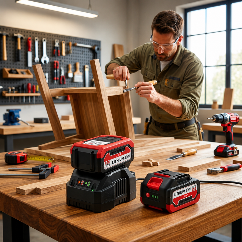 JPT Cordless Power Tool Charger 18/21V, True 4A Output, Ultra Heavy Duty
