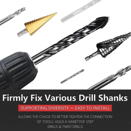 Buy the JPT premium quality 10mm clamping capacity keyless drill chuck at the best price online. Get the best collection of drill chuck at the JPT Tools.
