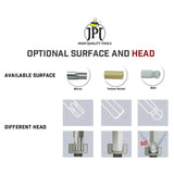 JPT 7-Inch 9 Pieces Premium Long/Short Arm Ball End Hex Allen Key Set | Heat Treated Silver Chrome Vanadium Steel | Black Oxide Finished | L-Handle Wrench Set