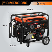 DWT 5.5 KVA Self-Start Portable Petrol Generator | 5500-Watt Power Backup for Home, Outdoor, and Camping Use | Reliable Emergency Power Supply