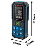 Buy now the Bosch GLM 50-23 G 50m range laser distance meter with green color backlit display at the lowest price online in India. Buy Now