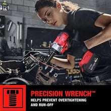 JPT 21-Volt Powerful Brushless Motor Cordless Impact Wrench | 550 Nm Torque | 4200 RPM Speed | 1/2-Inch Head Hex Shank | 3 Bright LED Lights | 4000mAh Battery | Fast Charger | Socket | Carry Case