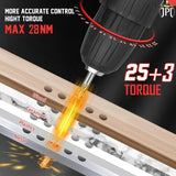 JPT Combo 21v Impact Cordless Drill Machine With Nylon Wet And Dry Four Scrubber Drill Brush