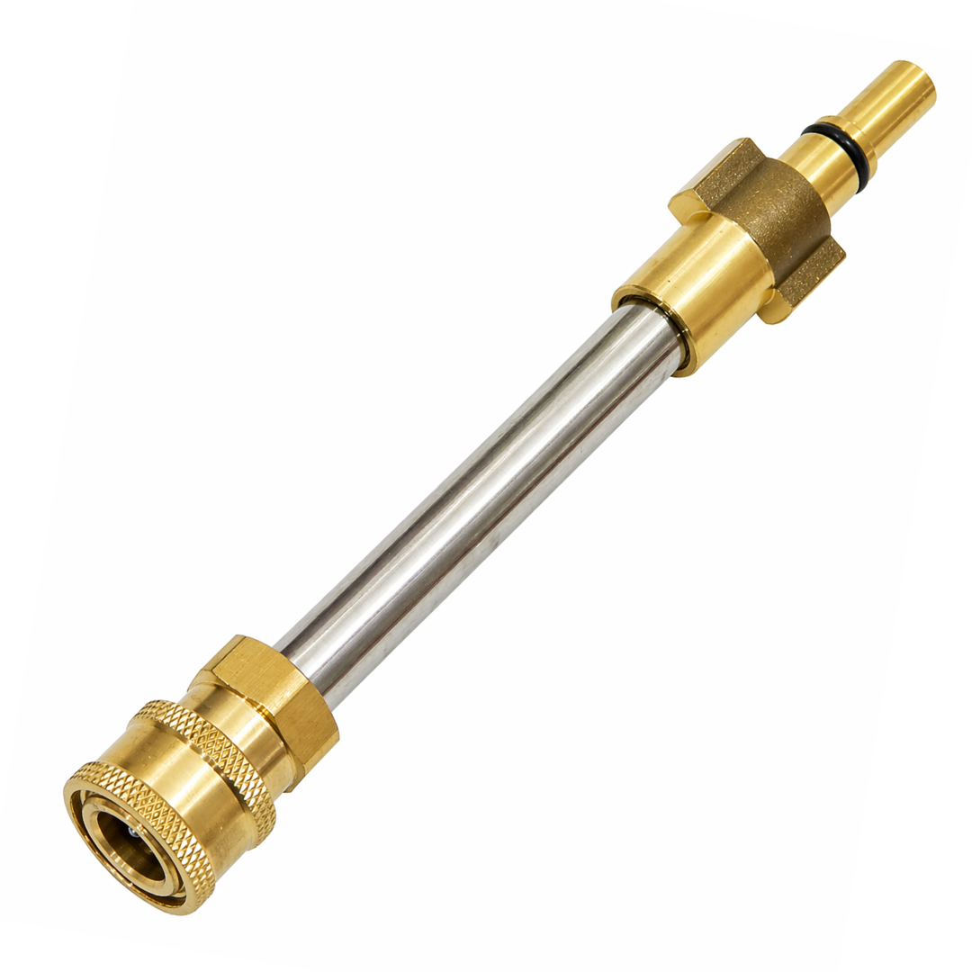 JPT Pressure Washer Gun Adapter, 1/4-Inch Quick Connect Fitting, Brass Build Adapter Compatible with Bosch High Pressure Washer