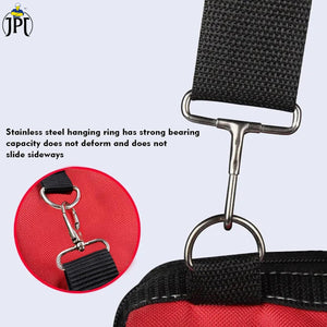 JPT 16-Inch Heavy Duty Waterproof Tool Bag | Oxford Cloth and Fine Stitching Build | Made-In India Bag | Portable Bag for Electrician, Technician, Mechanics, Carpenter, and More
