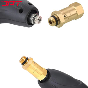 JPT 45° Adjustable Pivot Coupler with 360° Rotating Nozzle Head | High-Pressure Washer Adapter with M14 Thread | Compatible with Up to 4500 PSI Pressure