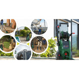 Get the Bosch high pressure washer Advanced Aquatak 160 for powerful cleaning performance at the best price online in India. Buy Now at JPT Tools.