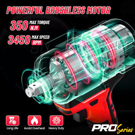 Get professional-grade results with the JPT Pro Series 350nm Impact Wrench and 10-Piece Socket Set. Buy today and enjoy a 12-month warranty for peace of mind.