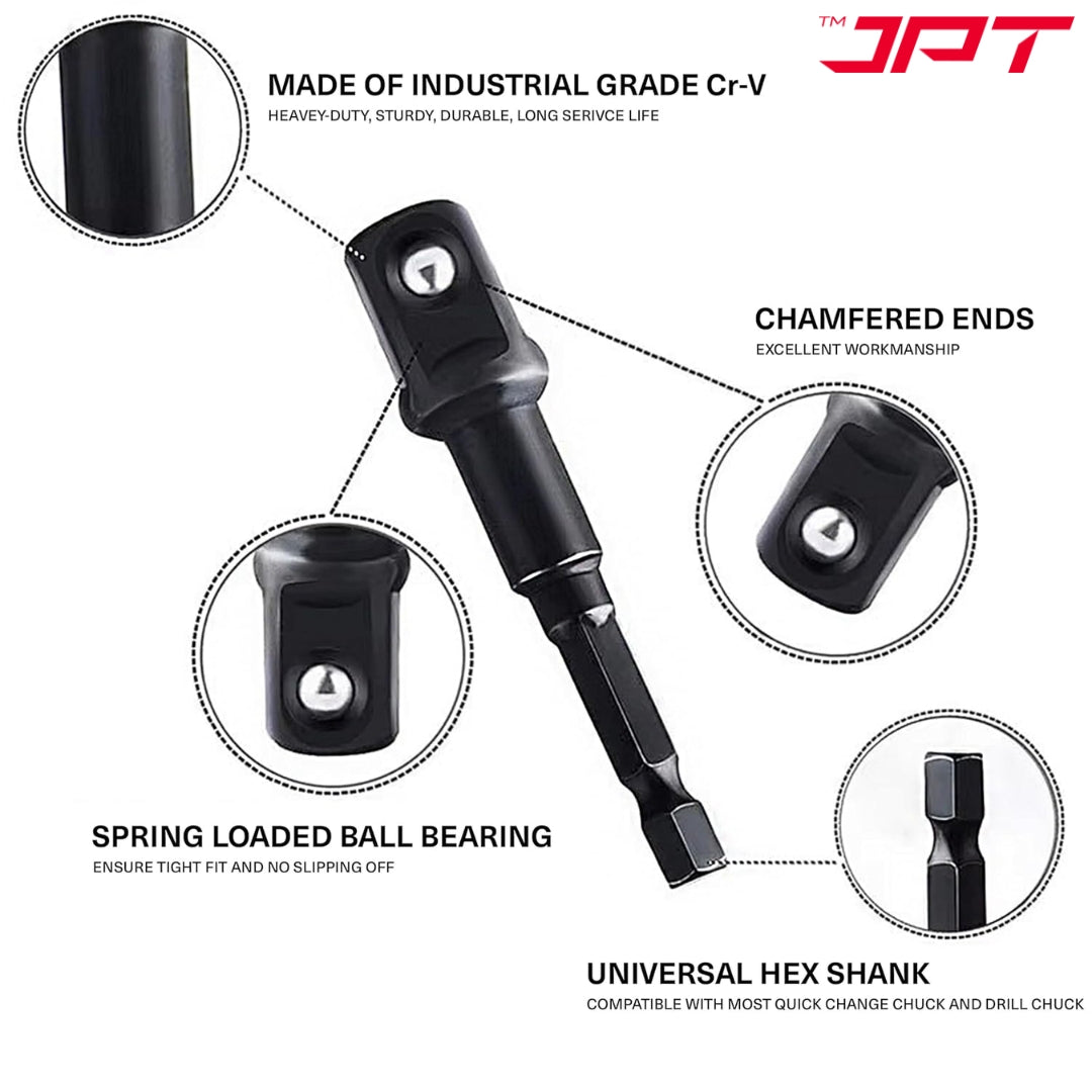 JPT 8-Piece Impact Socket Adapter Set | 1/4