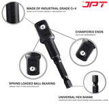 Buy now the JPT 8-piece impact socket adapter set, featuring 1/4" Hex Shank to 1/4", 3/8", 1/2" square drive, CR-V build, and much more all at the best price.