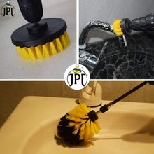 Buy the JPT all-in-one 4-pack multi-functional scrubbing drill brush now, featuring durable nylon bristles and four different sizes to meet all your cleaning needs.