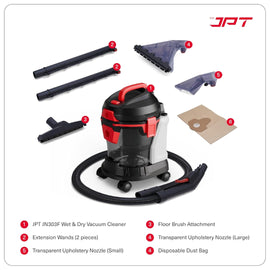 Buy now the JPT Pro Series 15l carpet vacuum cleaner for deep cleaning of carpet, sofa, curtains, mattress, floors and more. Use Coupon SAVE200. Buy Now
