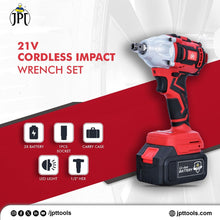 Grab the JPT 21-volt brushless cordless impact wrench, featuring 320nm torque, 2300 rpm, 4000mAh battery, fast charger and more all at the best price online.